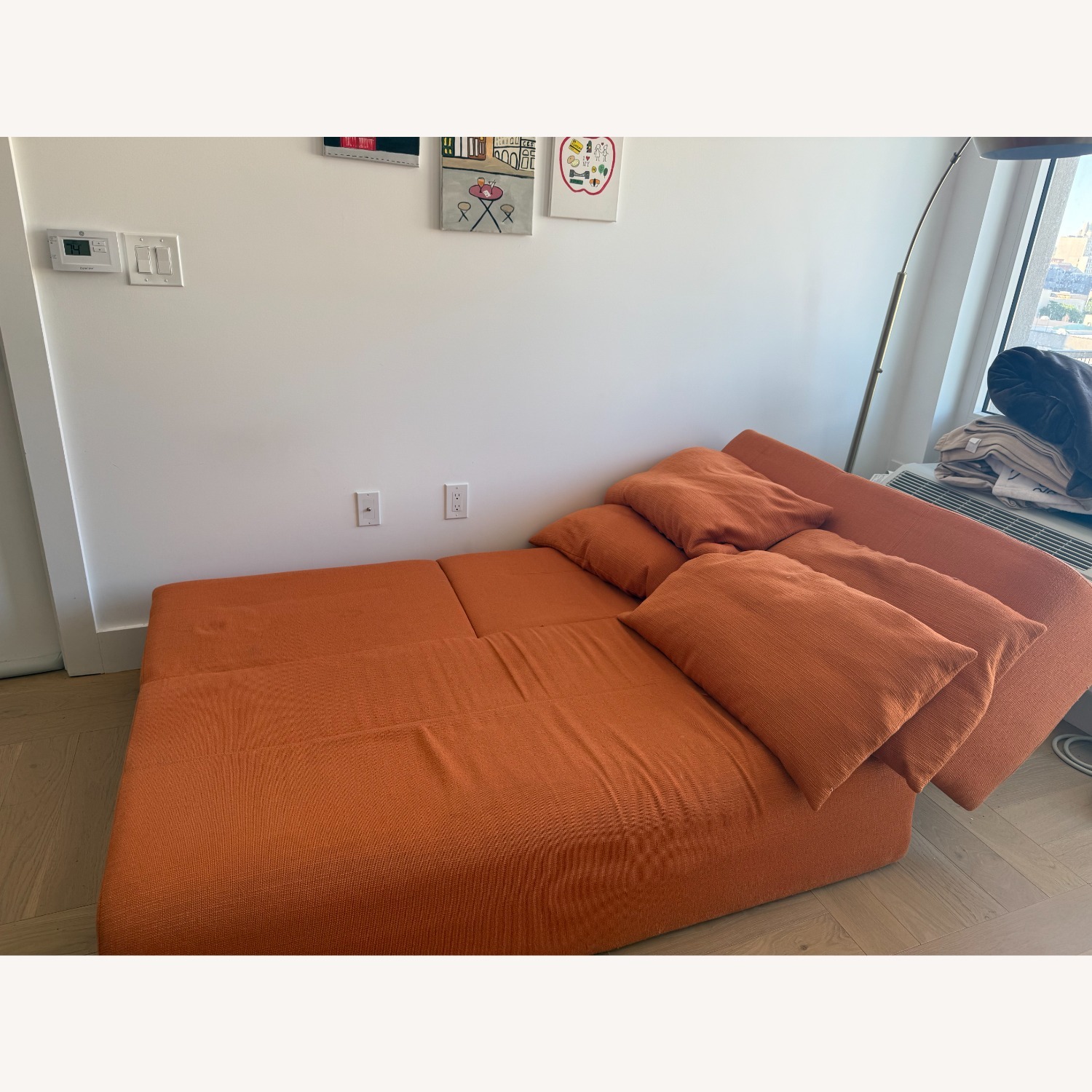 Ligne Roset Modular Orange Sofa - image-3