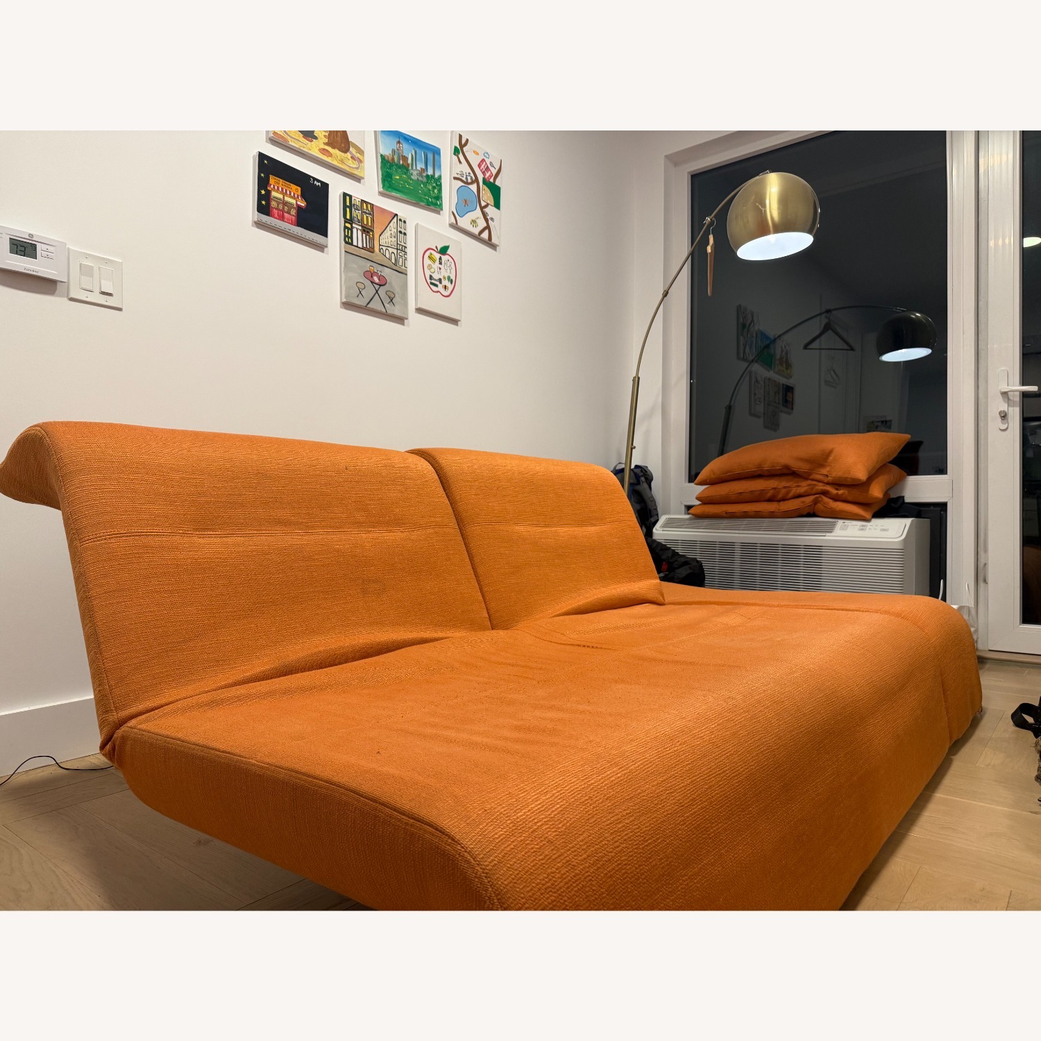 Ligne Roset Modular Orange Sofa - image-2