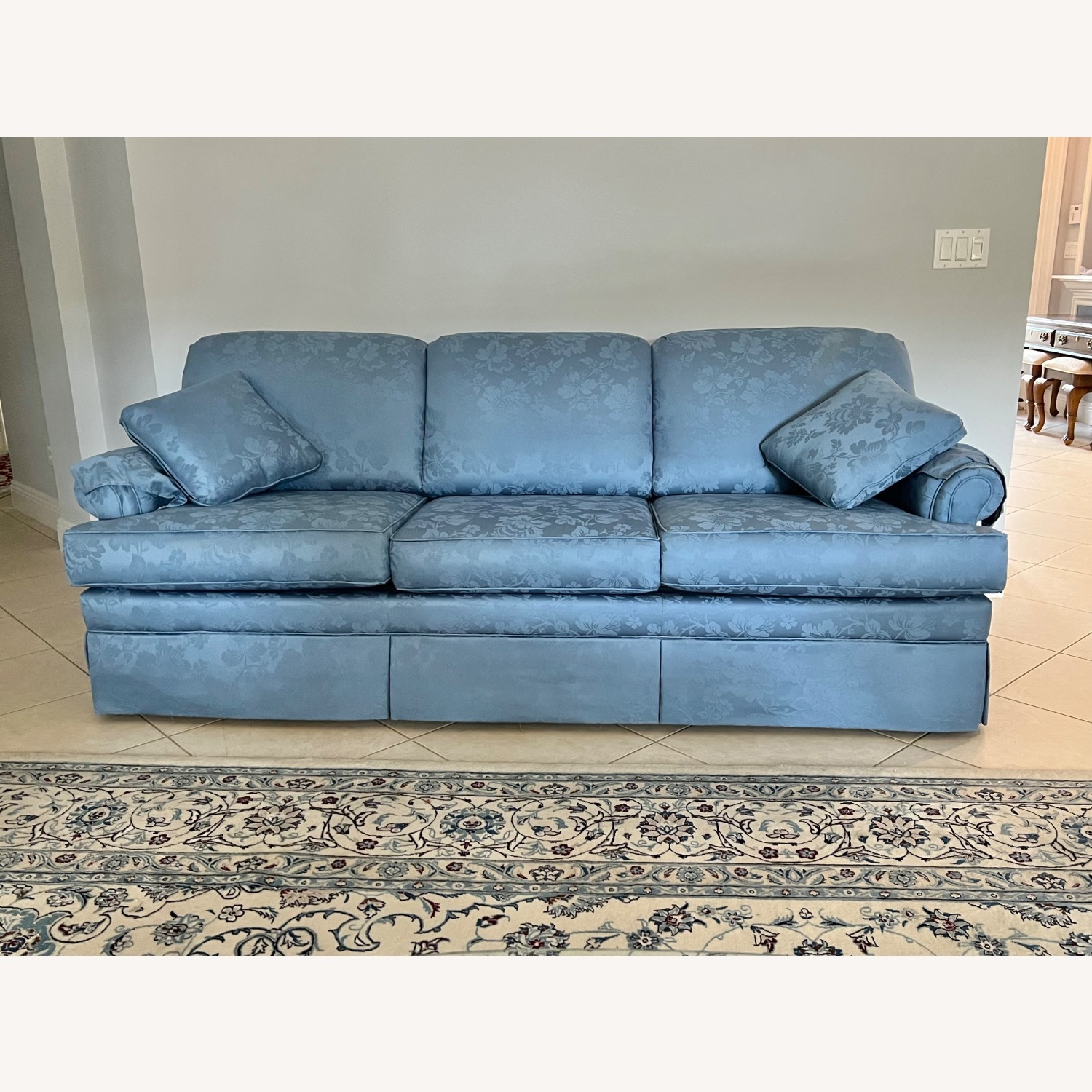 SmartChoice Furniture Blue 3+ Seater Sofa - image-2