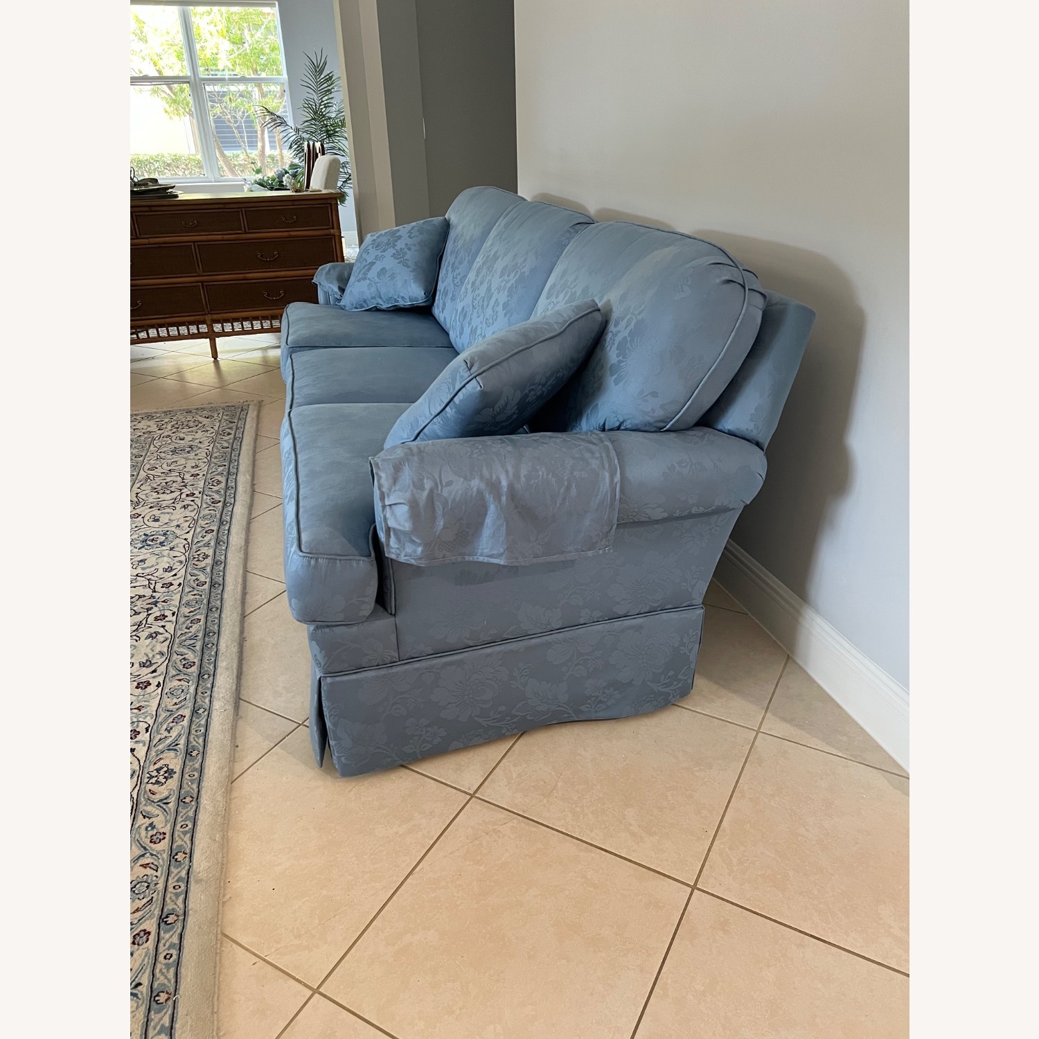 SmartChoice Furniture Blue 3+ Seater Sofa - image-3