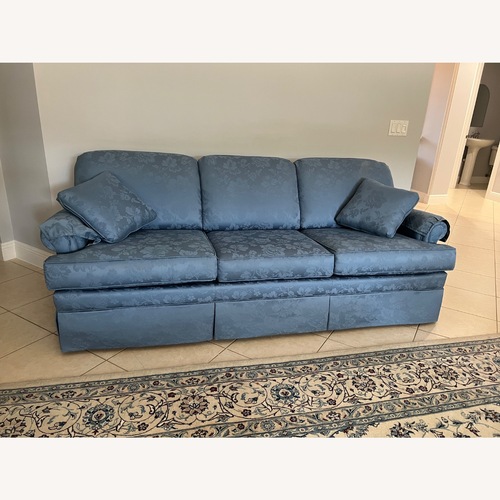 Used SmartChoice Furniture Blue 3+ Seater Sofa for sale on AptDeco