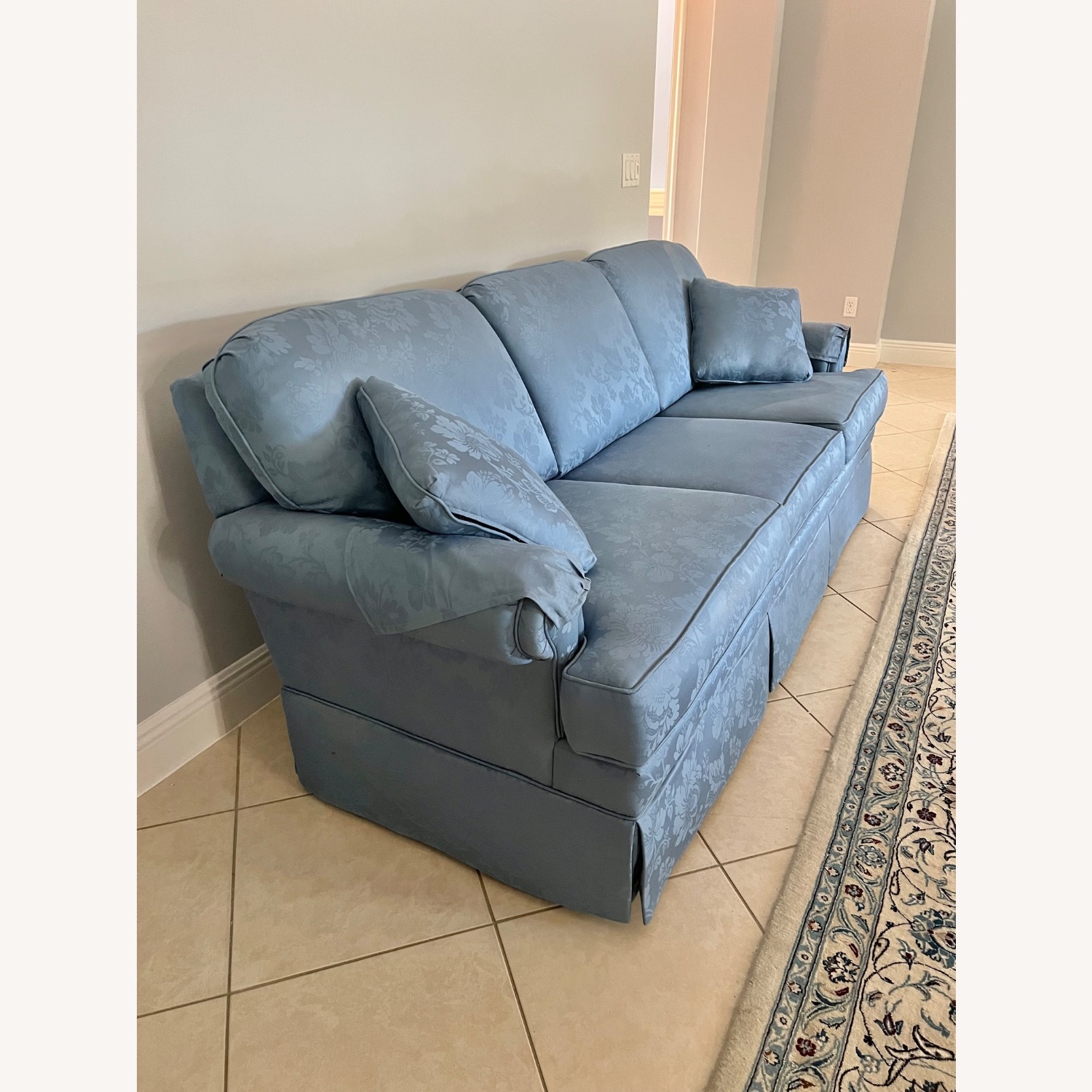 SmartChoice Furniture Blue 3+ Seater Sofa - image-4