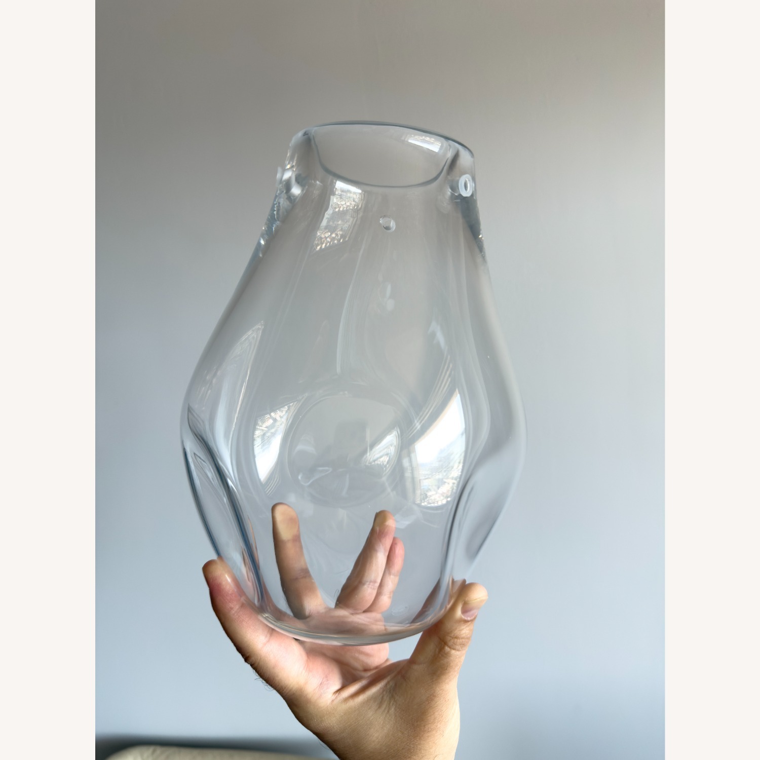 Bomma Tim Hand-Blown Clear Glass Pendant Lights - image-3