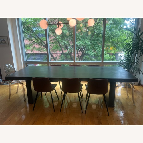 Used Restoration Hardware Cabrera Waxed Concrete Dining Table  for sale on AptDeco