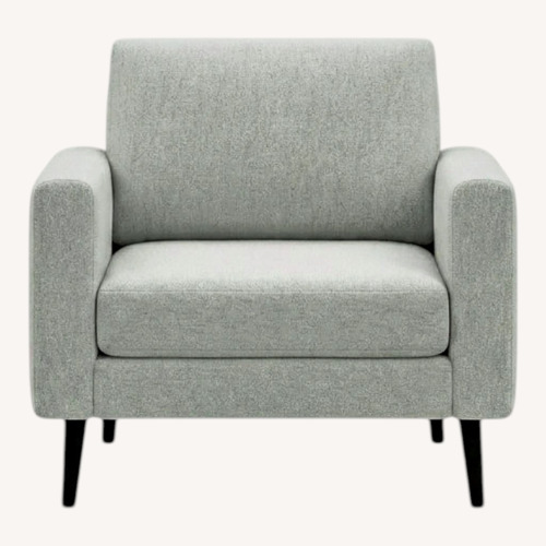 Used Burrow Nomad Armchair Light Gray with Chaise for sale on AptDeco