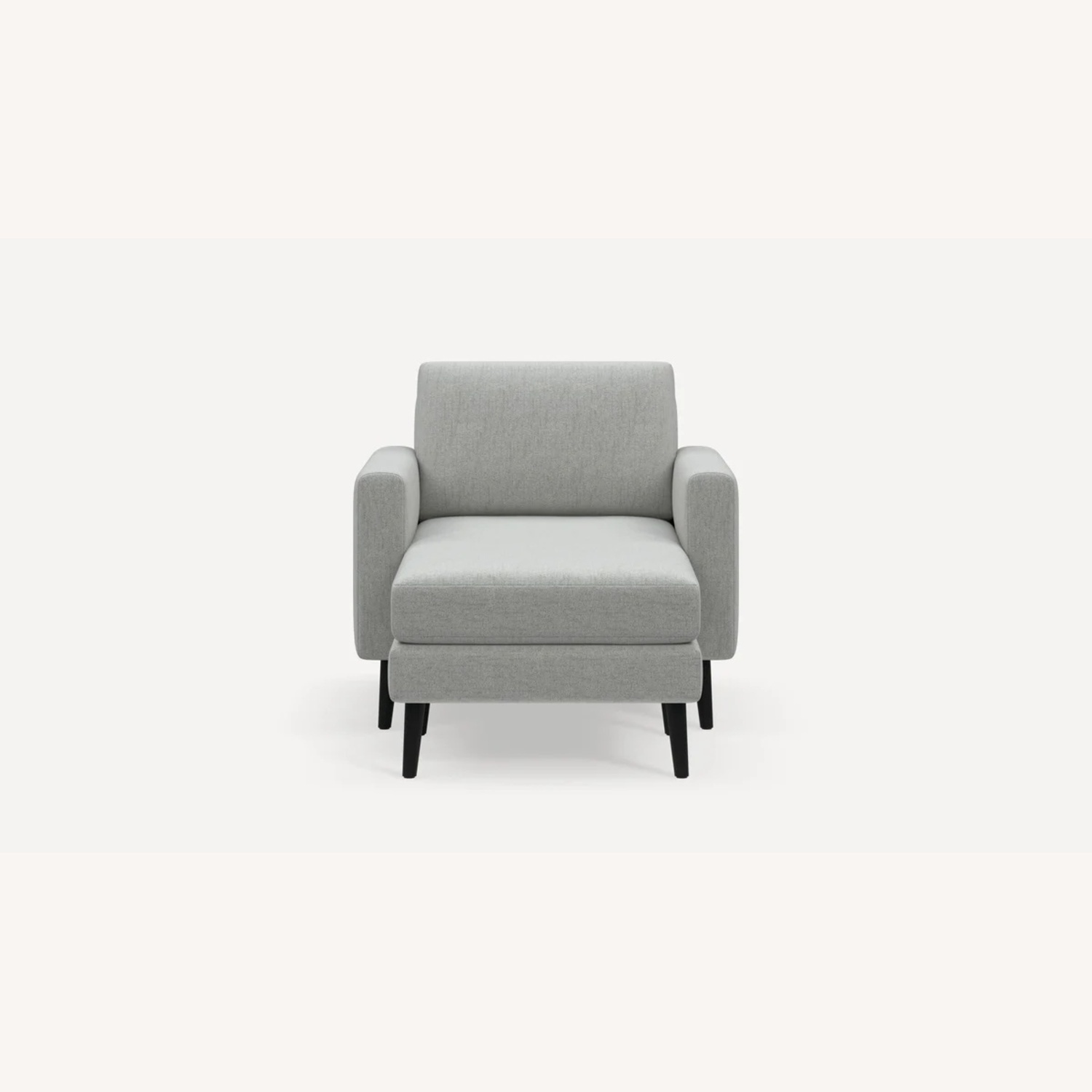 Burrow Nomad Armchair Light Gray with Chaise - image-4