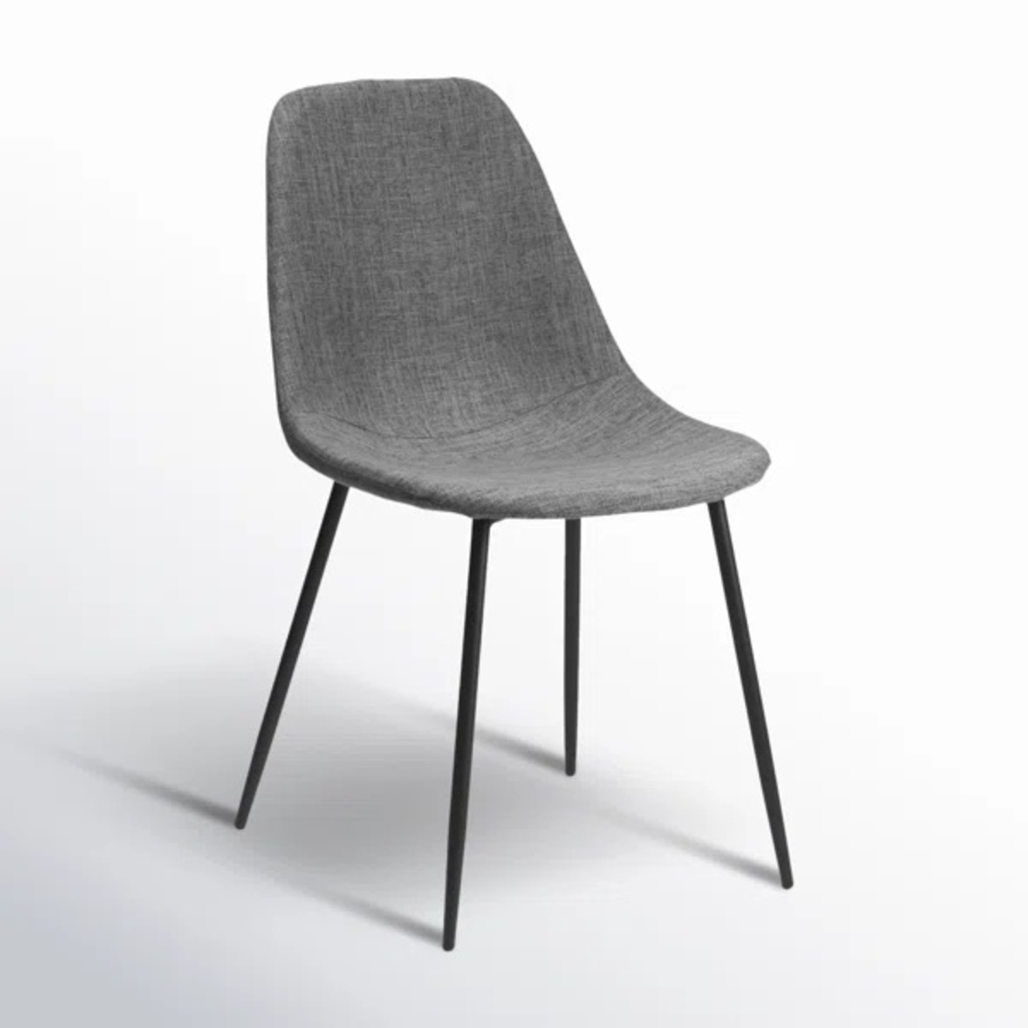 AllModern Kody Upholstered Gray Dining Chairs - image-4