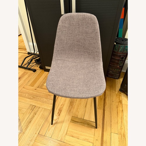 Used AllModern Kody Upholstered Gray Dining Chairs for sale on AptDeco