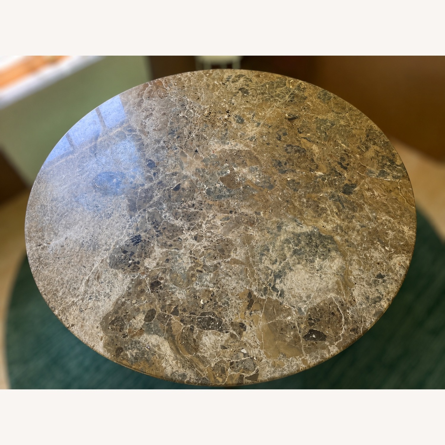 1970s Florence Knoll Marble Dining Table - image-2
