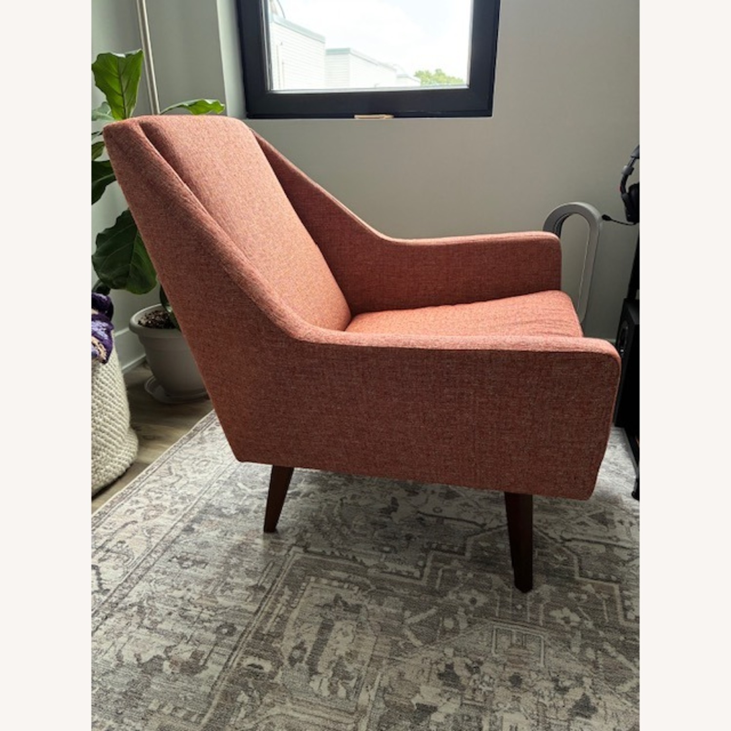 Article Orange Fabric Accent Chair - image-4