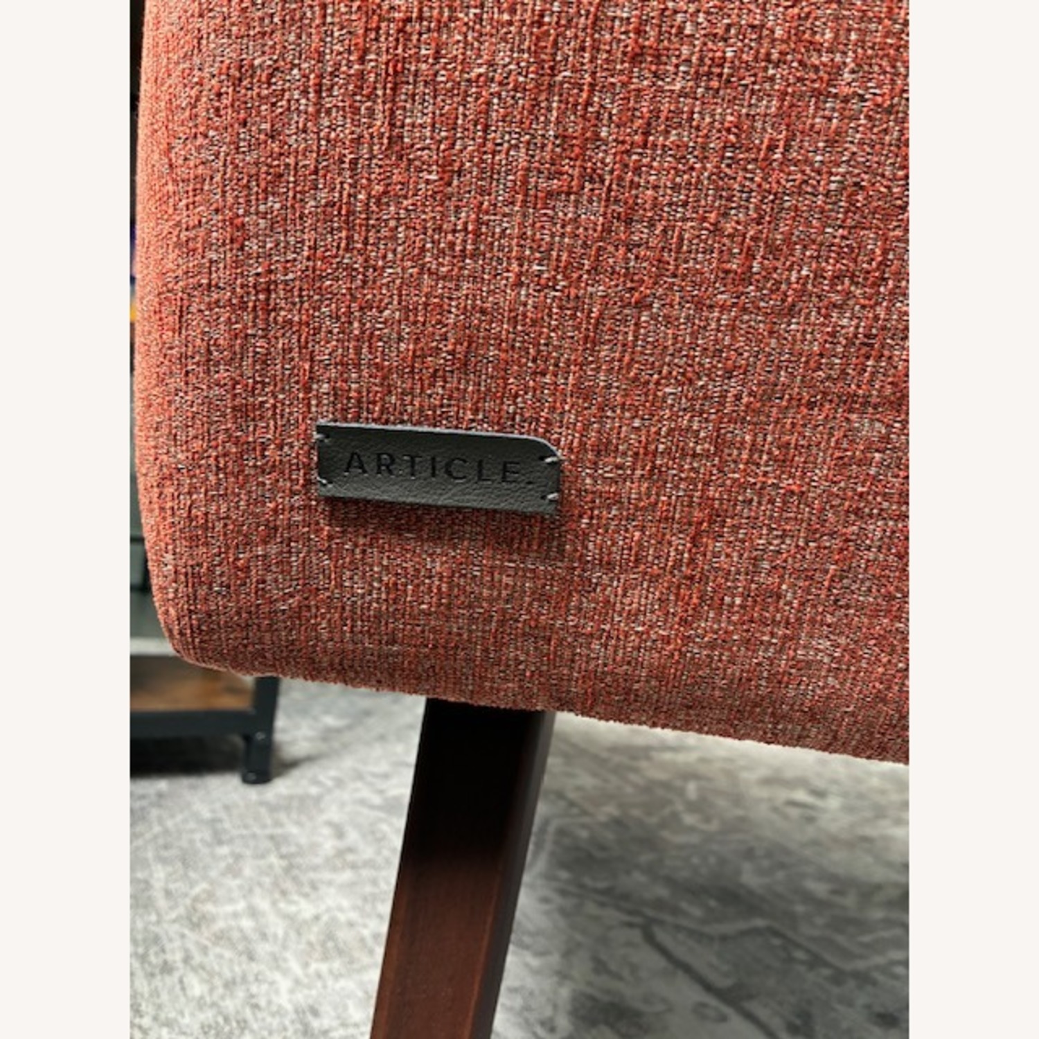 Article Orange Fabric Accent Chair - image-2