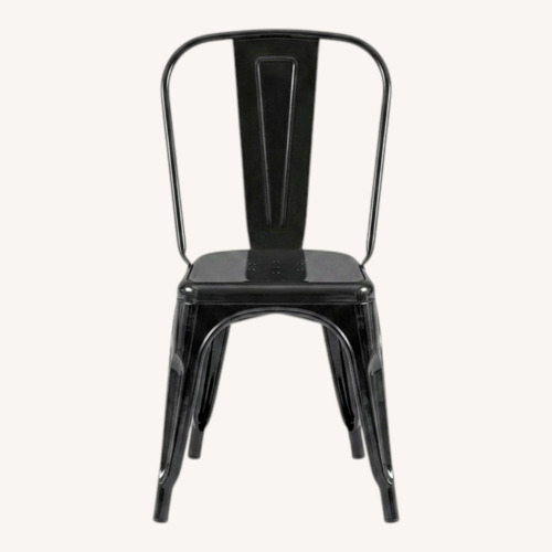 Used Wayfair Black Metal Dining Chairs for sale on AptDeco