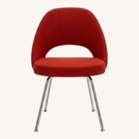 Knoll Red Saarinen Chair by Knoll
