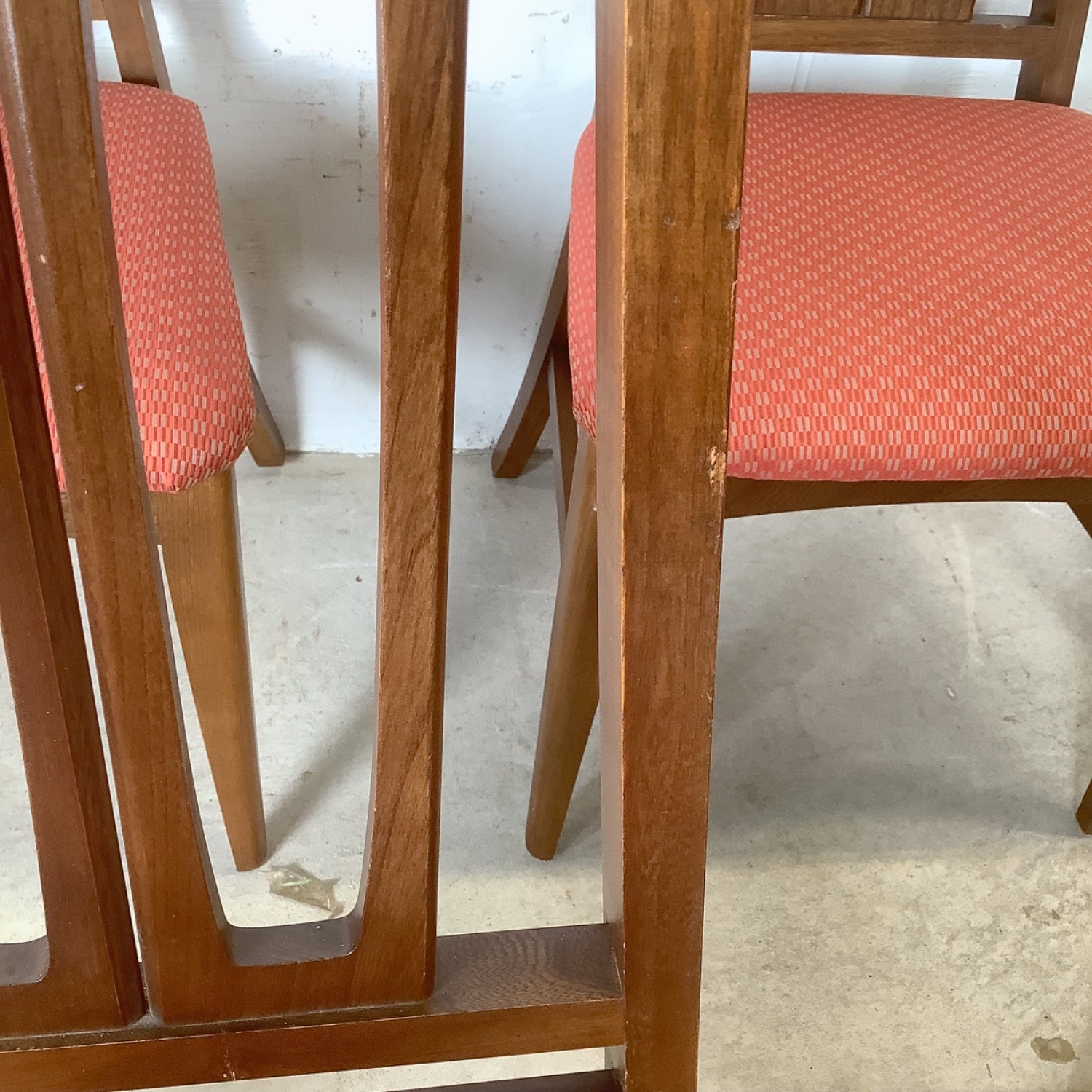 Mid-Century Highback Walnut Dining Chairs-Set of 6 - image-26