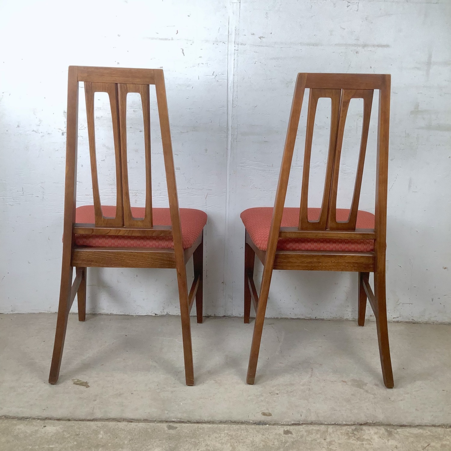 Mid-Century Highback Walnut Dining Chairs-Set of 6 - image-18