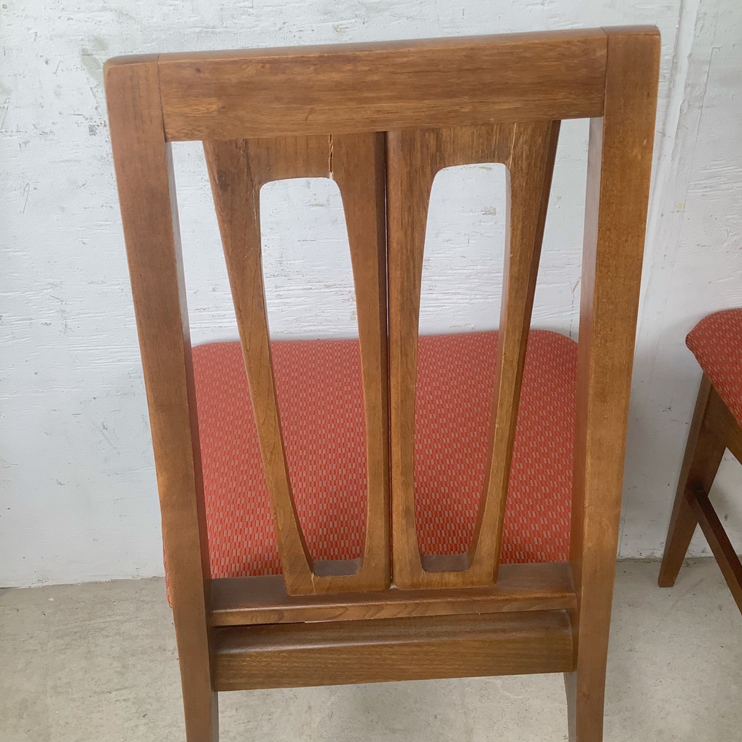 Mid-Century Highback Walnut Dining Chairs-Set of 6 - image-20