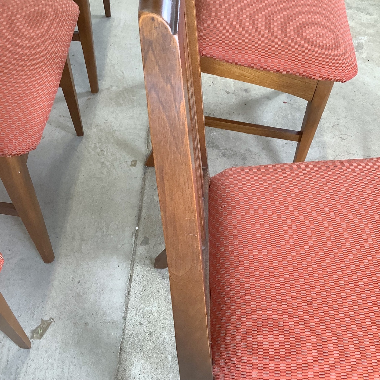 Mid-Century Highback Walnut Dining Chairs-Set of 6 - image-25