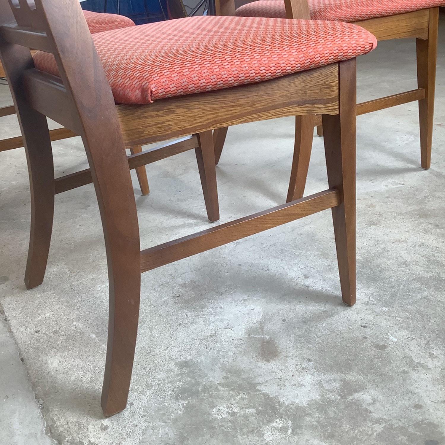 Mid-Century Highback Walnut Dining Chairs-Set of 6 - image-7