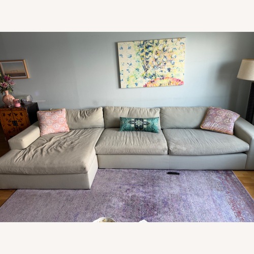 Used Dylan Anthro 3 Piece Sectional With Chaise for sale on AptDeco