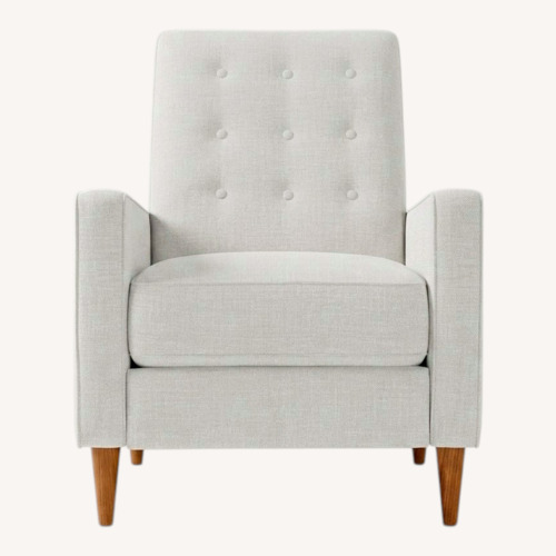 Used West Elm Light Gray Rhys Mid-Century Recliner for sale on AptDeco