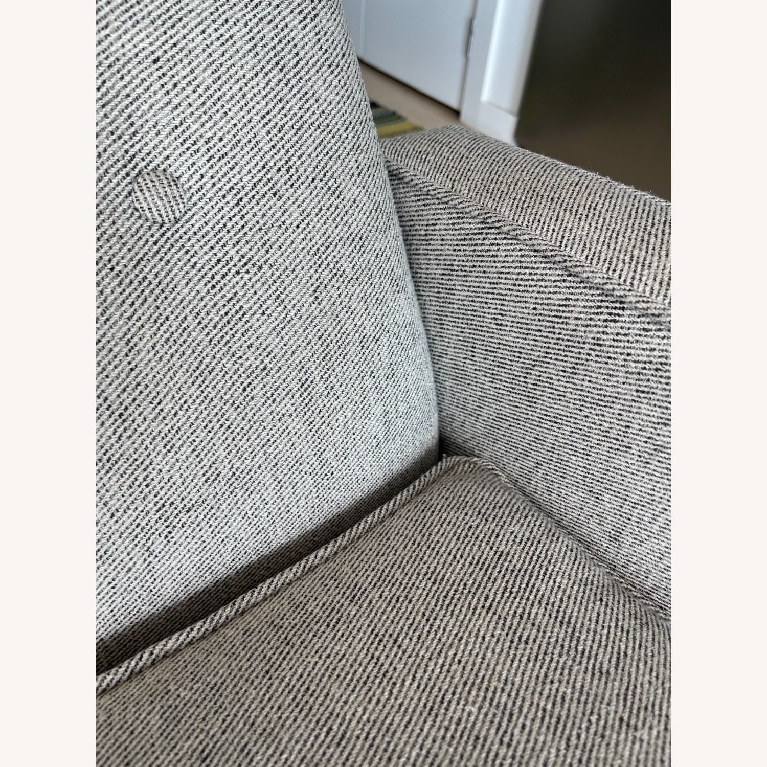 West Elm Light Gray Rhys Mid-Century Recliner - image-7