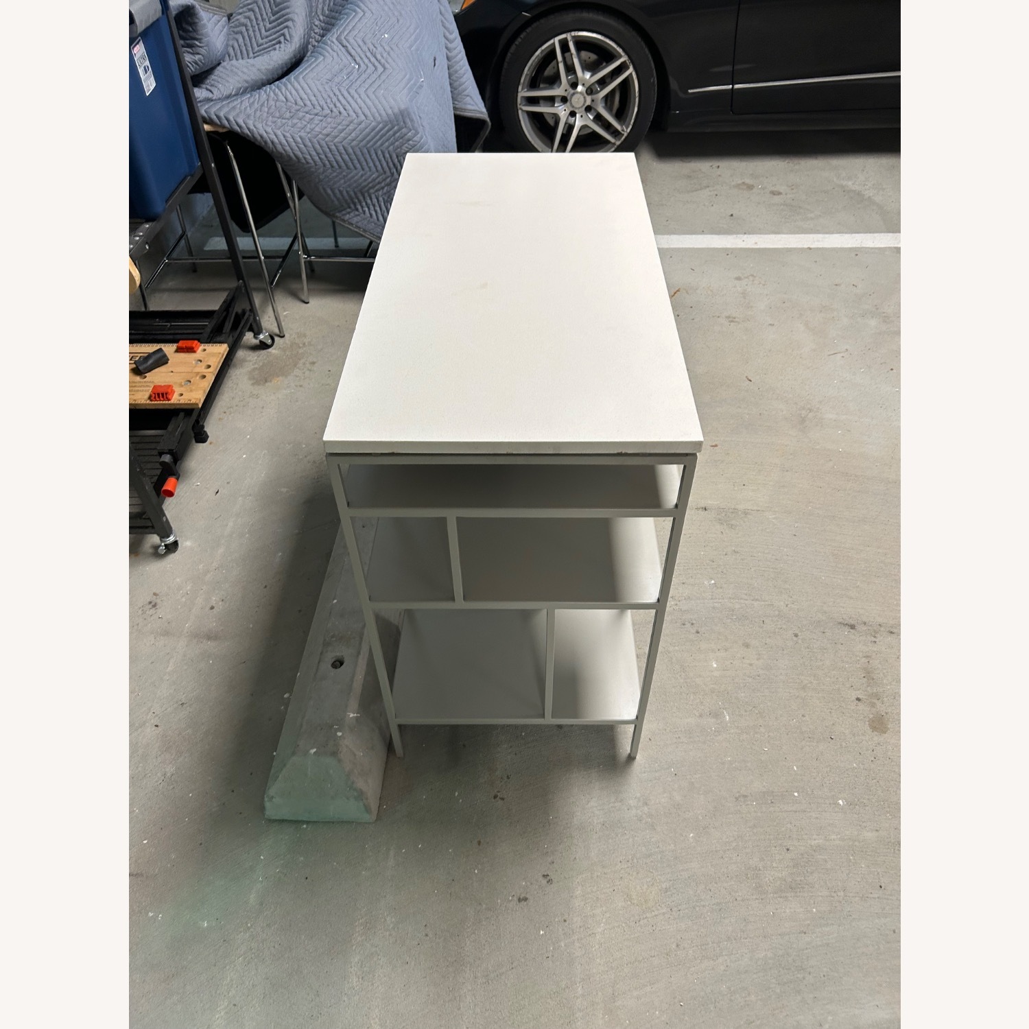 Room & Board Bowen Light Gray Desk - image-3