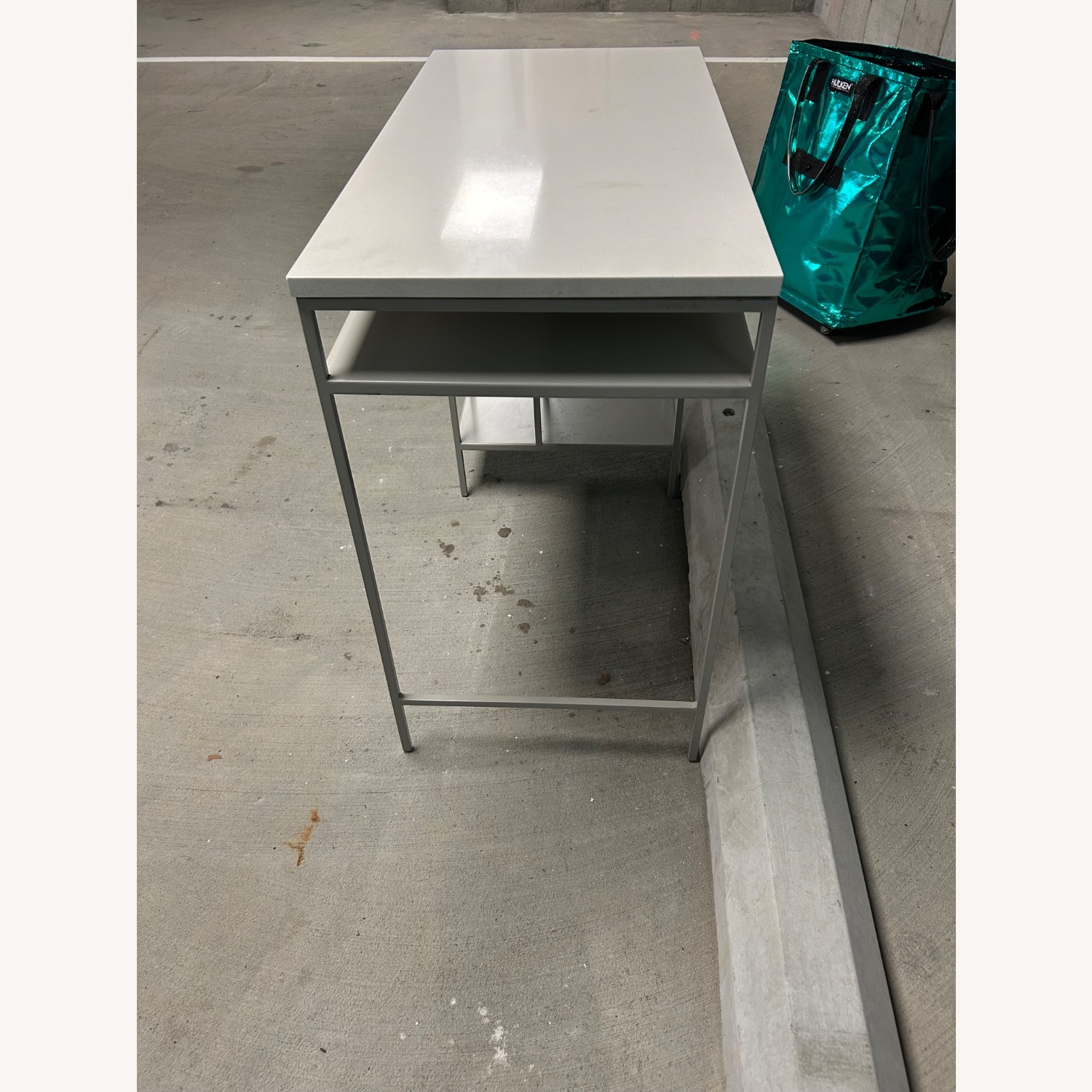 Room & Board Bowen Light Gray Desk - image-4