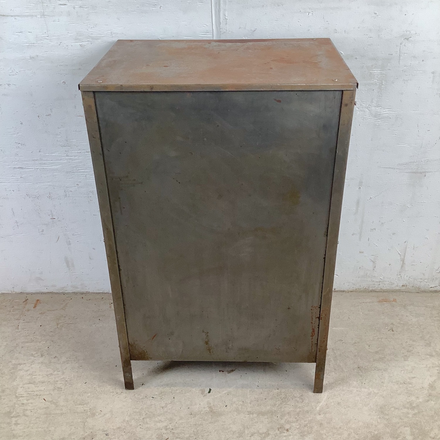 Vintage Industrial Metal Storage Cabinet - image-13