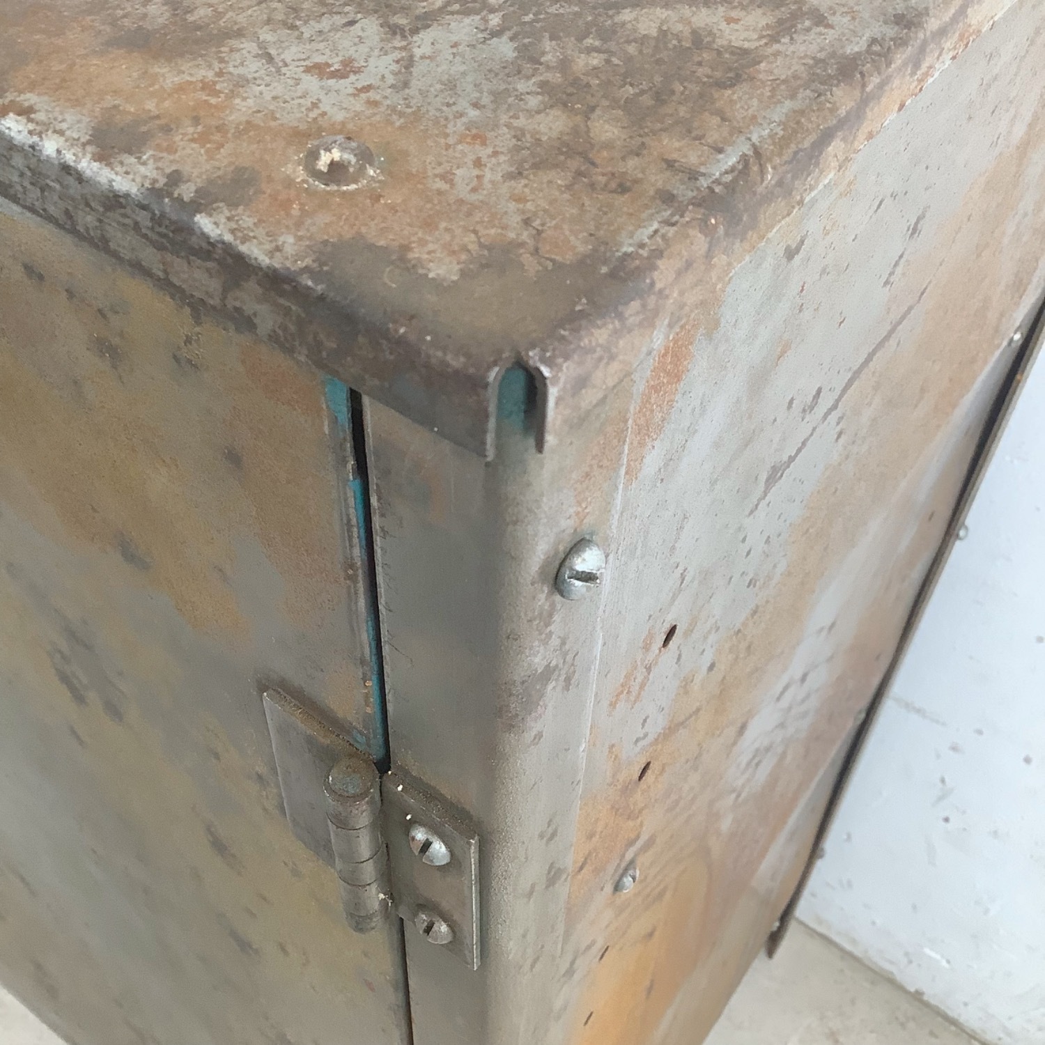 Vintage Industrial Metal Storage Cabinet - image-19
