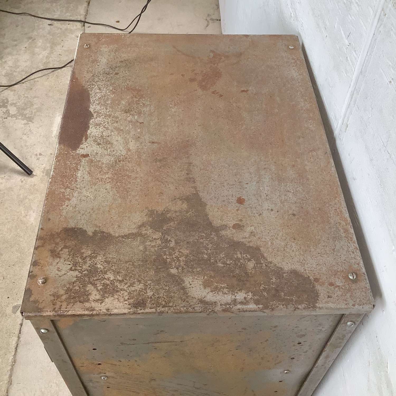 Vintage Industrial Metal Storage Cabinet - image-8
