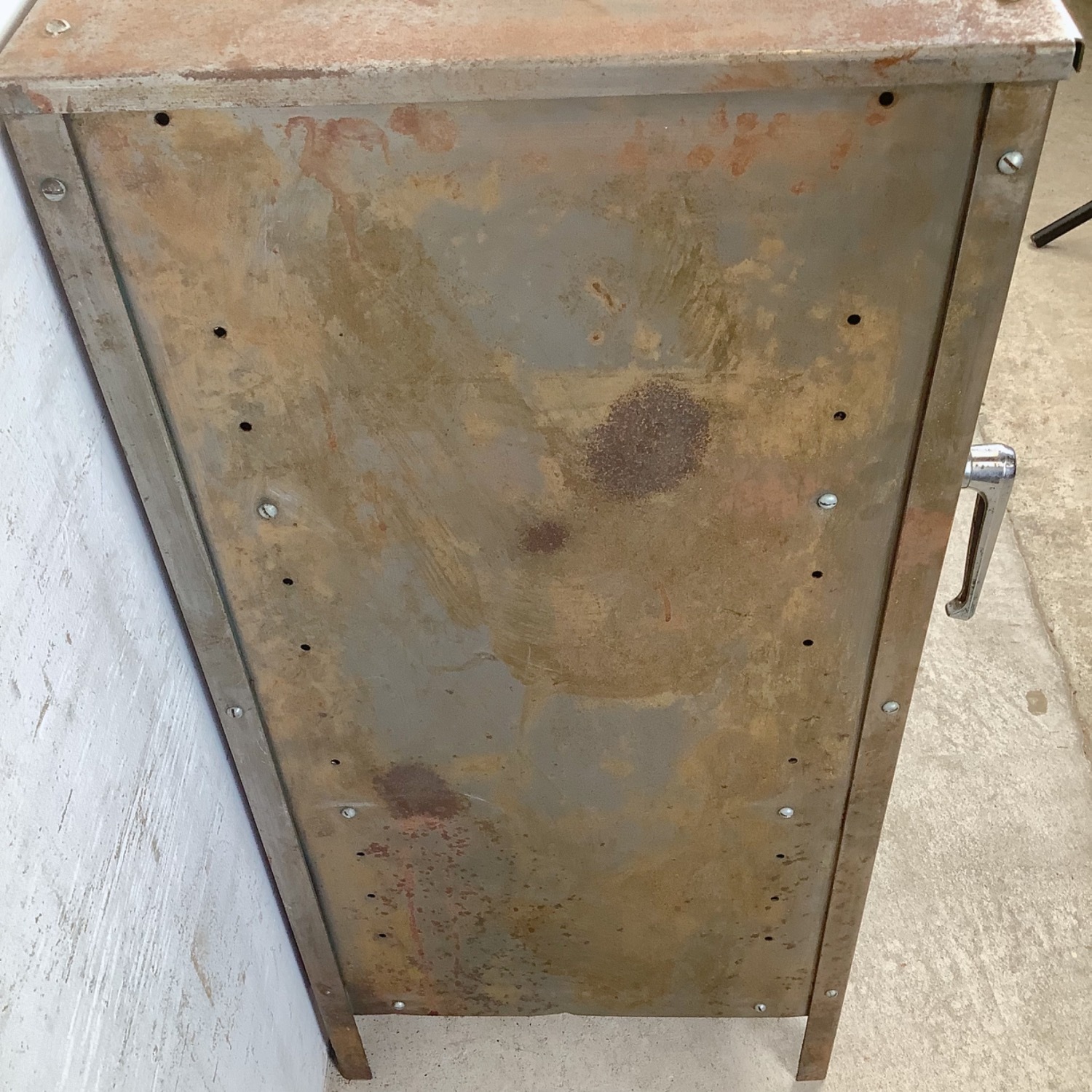 Vintage Industrial Metal Storage Cabinet - image-17