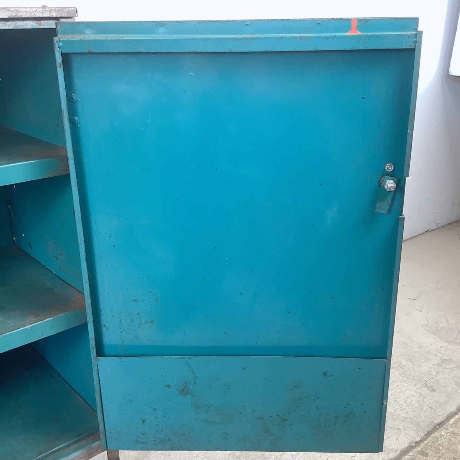 Vintage Industrial Metal Storage Cabinet - image-10