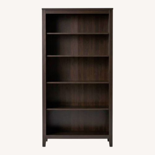 Used West Elm Dark Wooden Bookshelf  for sale on AptDeco