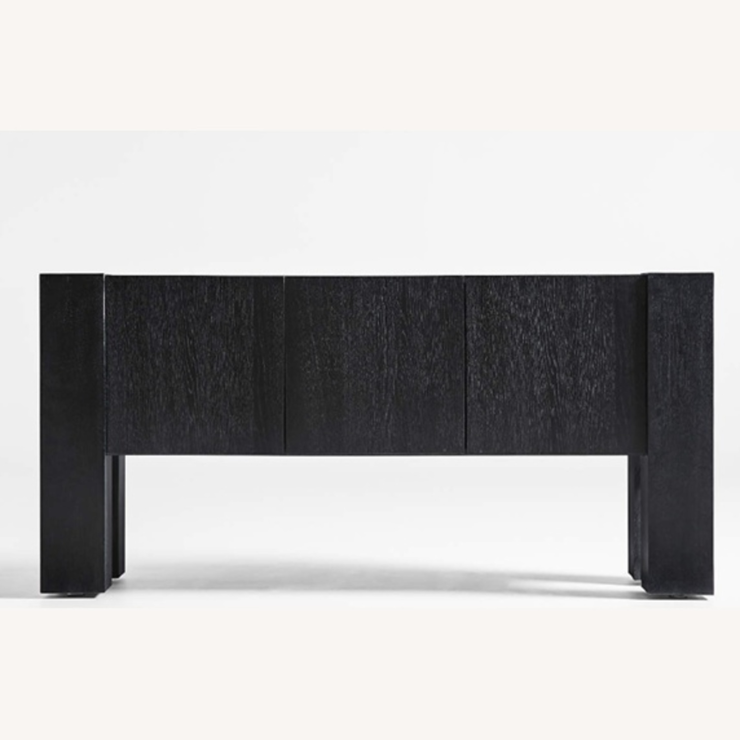 Crate & Barrel Black Sobro 67" Black Wood Credenza - image-5