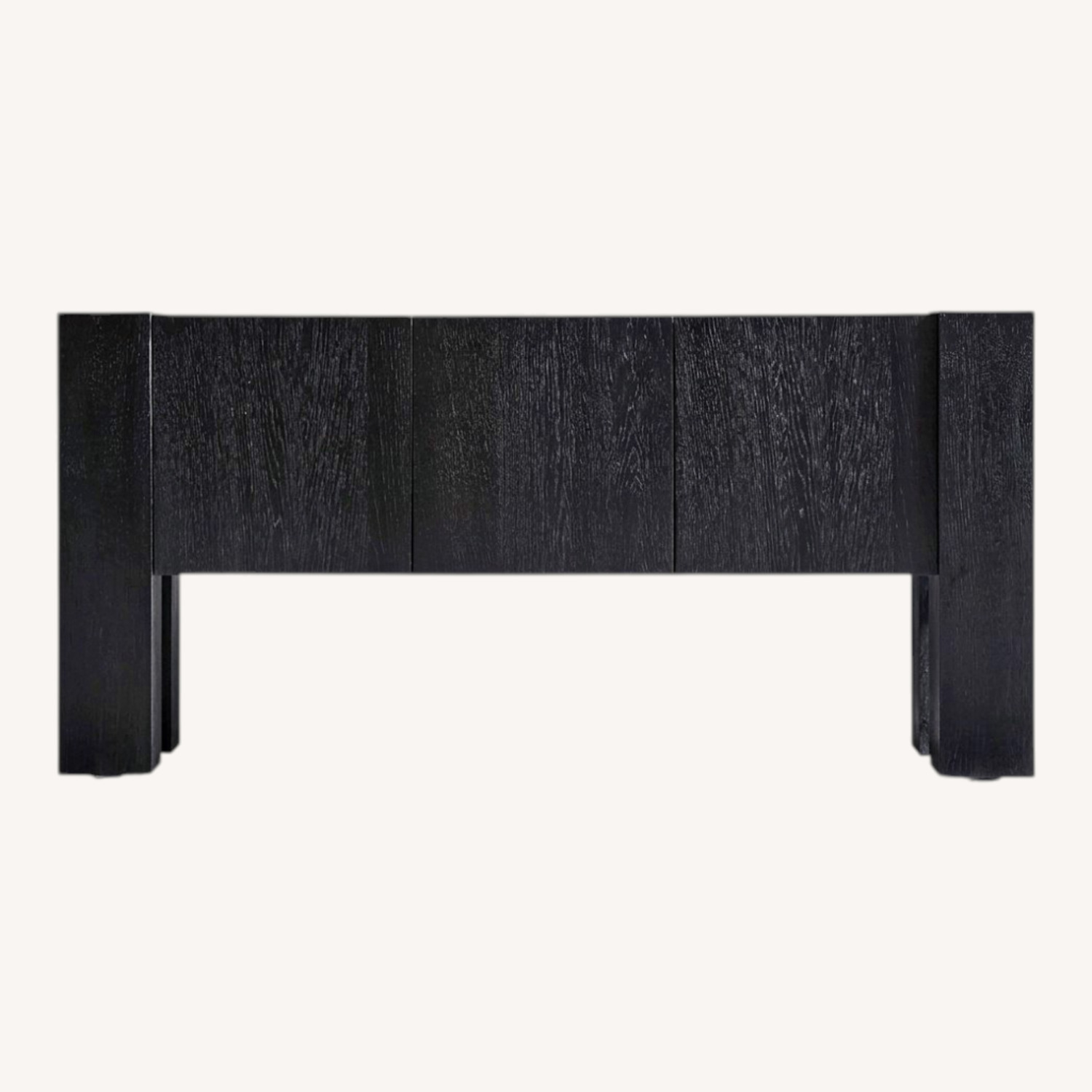Crate & Barrel Black Sobro 67" Black Wood Credenza - image-0