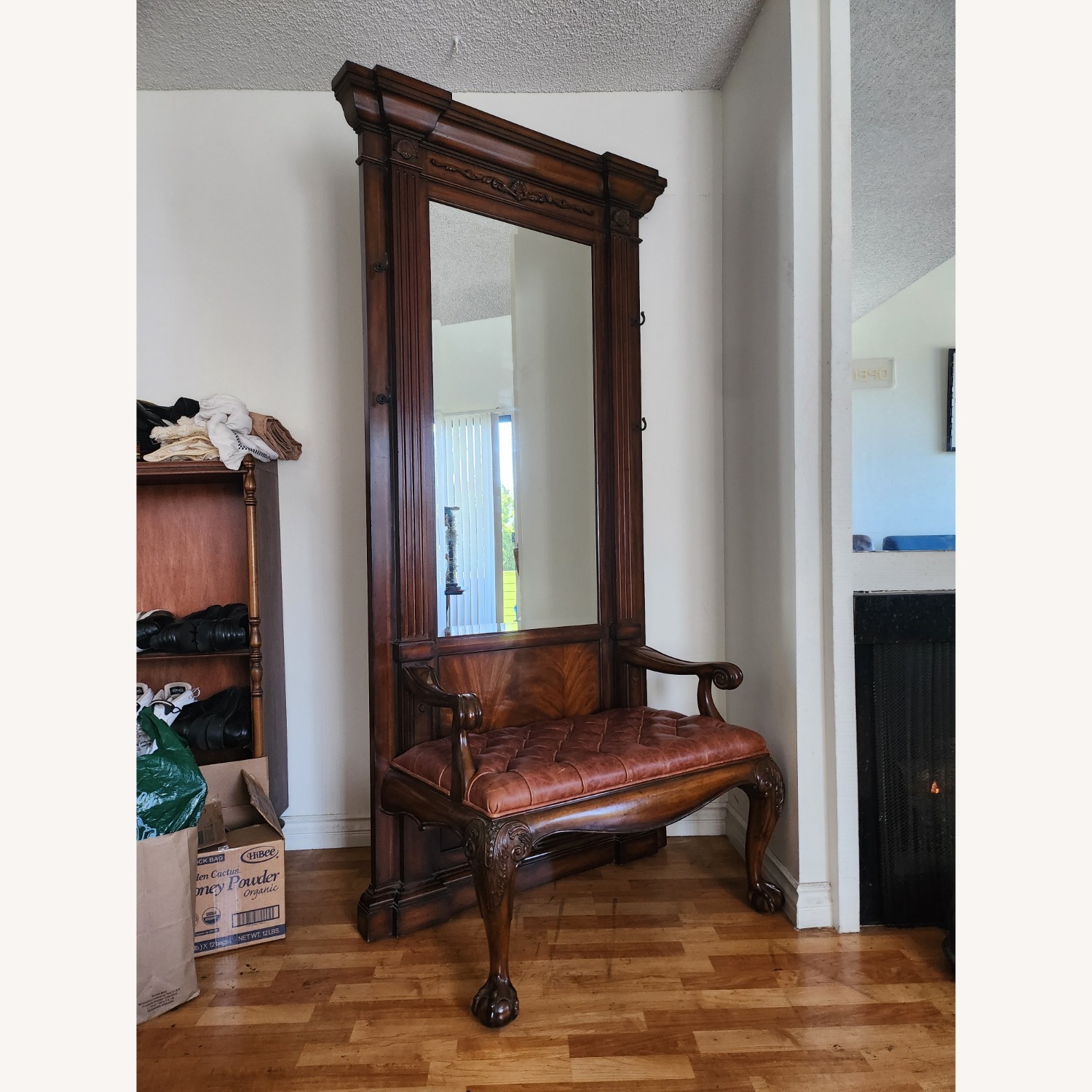 Vintage/Antique Finds Dark Brown Wood Wall Decor - image-2