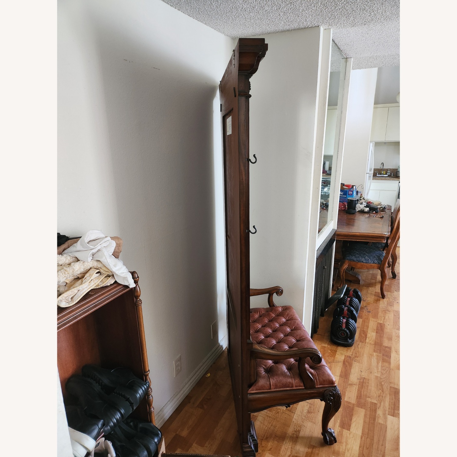 Vintage/Antique Finds Dark Brown Wood Wall Decor - image-3