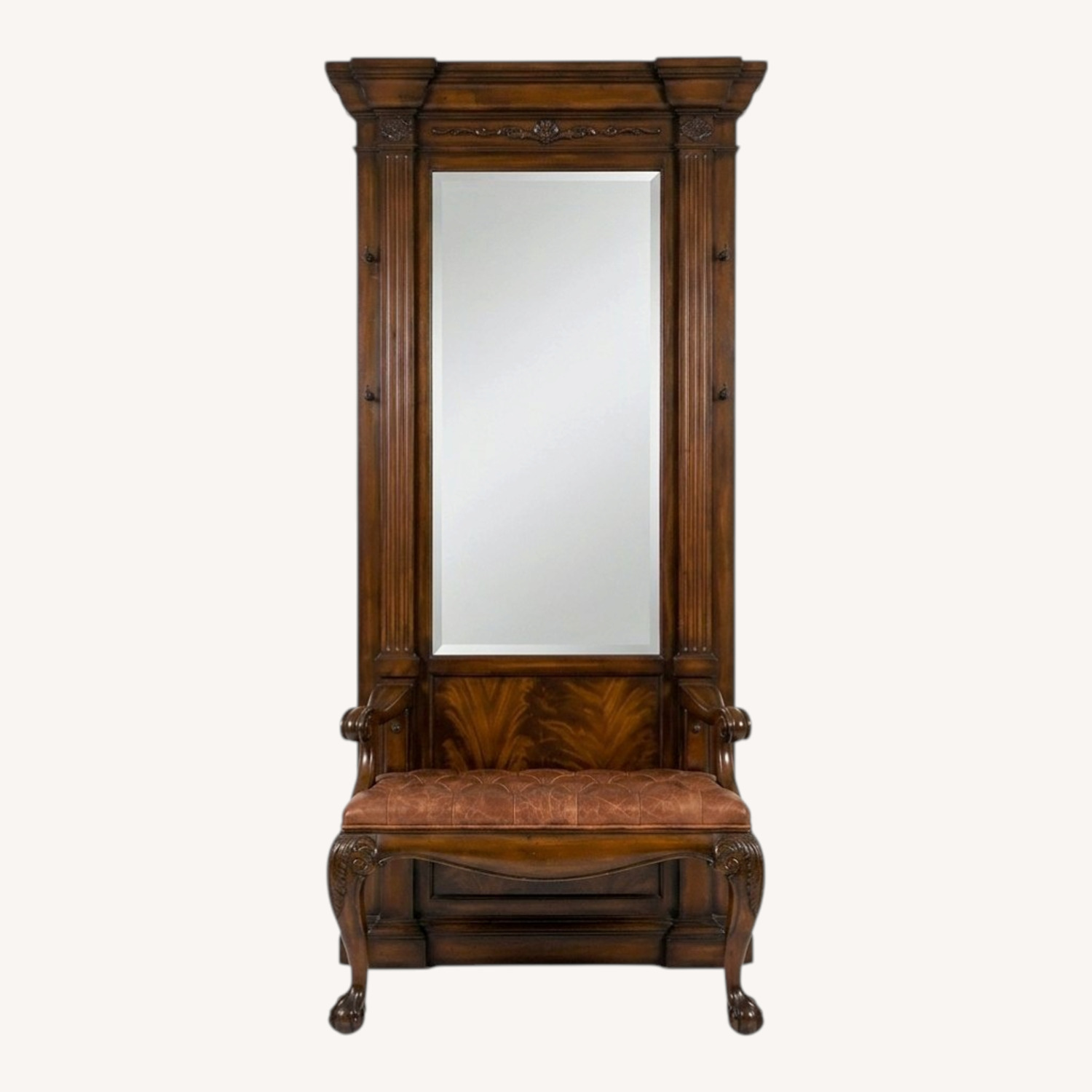 Vintage/Antique Finds Dark Brown Wood Wall Decor - image-0