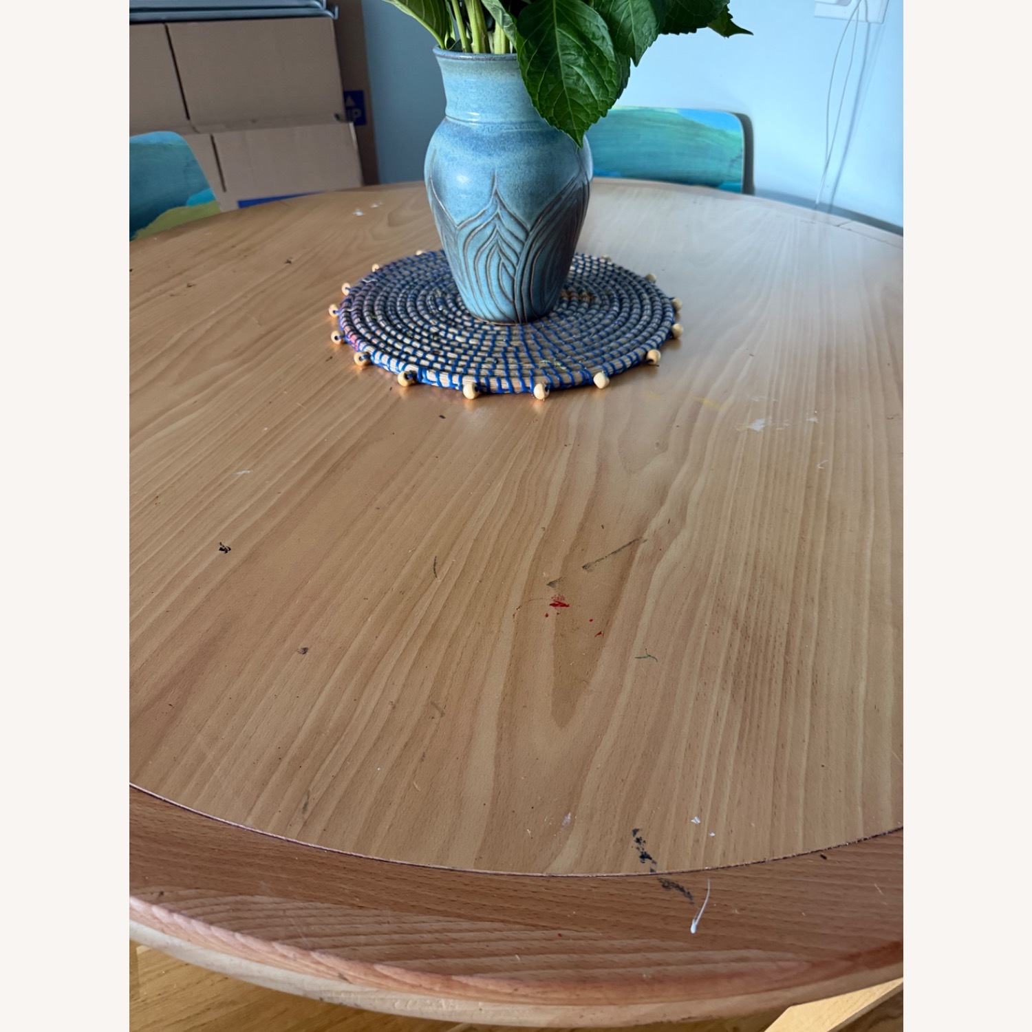 Anthropologie Sanne Natural Wood Dining Table - image-2