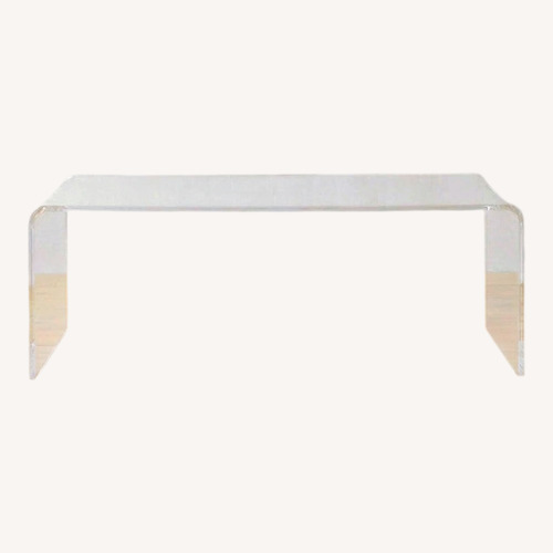 Used CB2 Transparent Coffee Table for sale on AptDeco