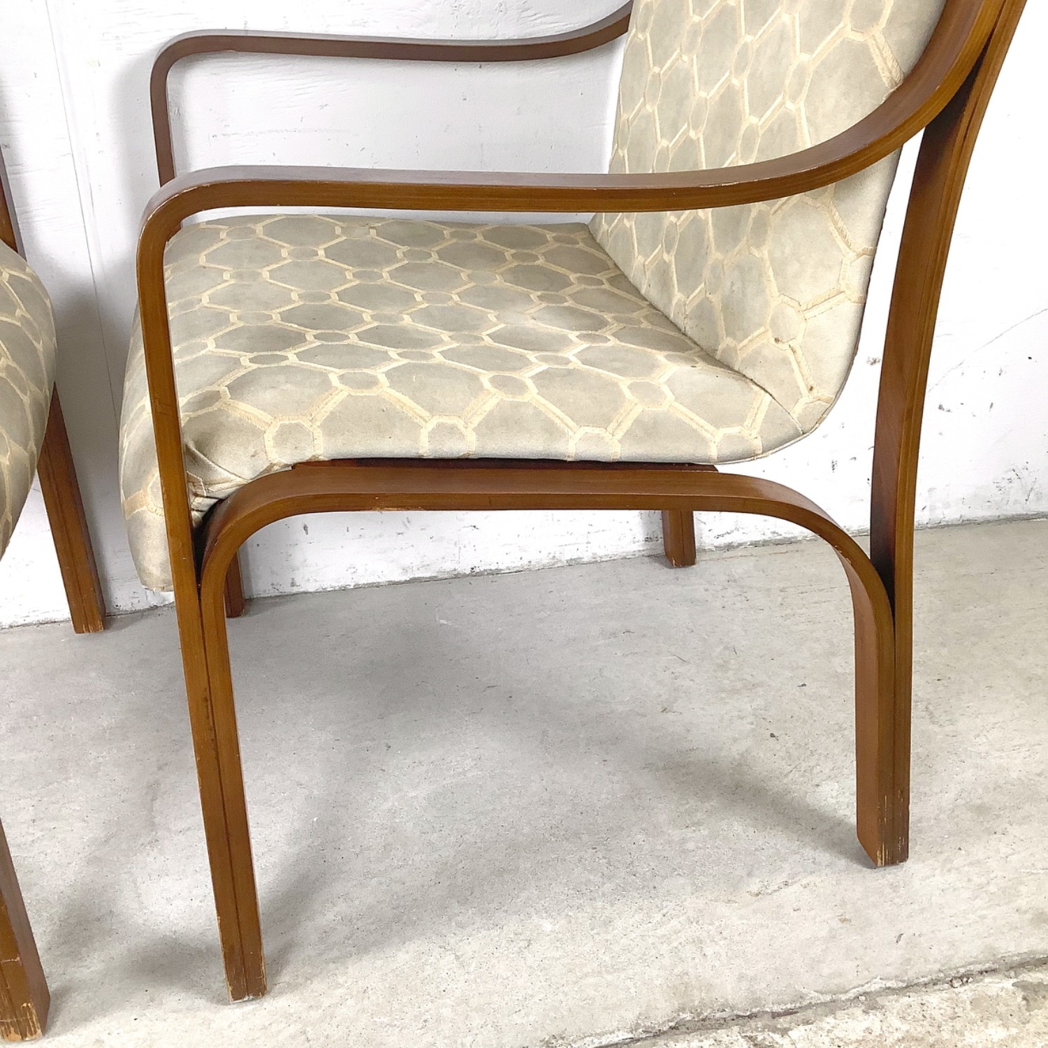 Pair of MCM Bentwood Armchairs, Thonet Style - image-14