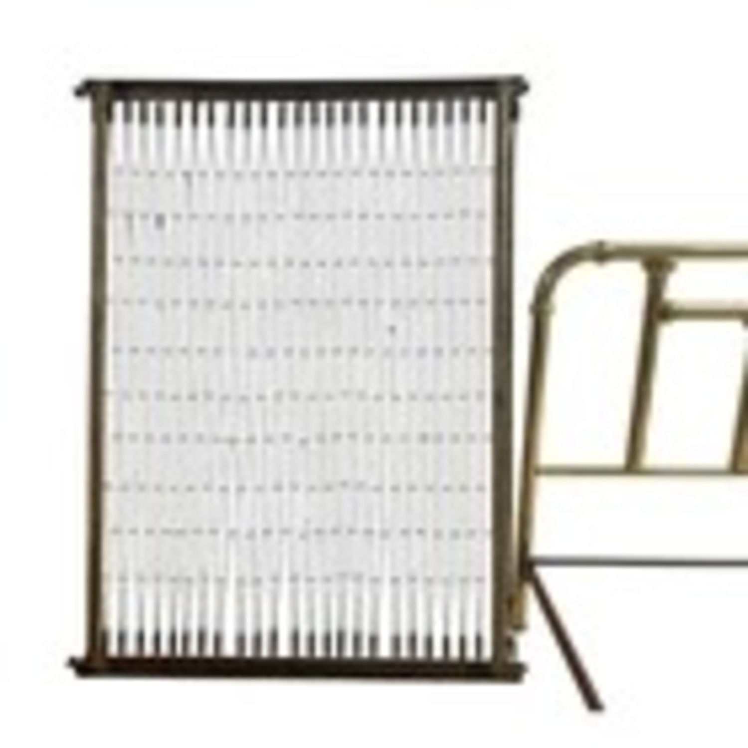 Vintage Brass Tone Full Bed Frame - image-5