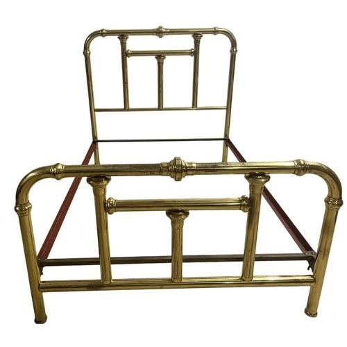 Used Vintage Brass Tone Full Bed Frame for sale on AptDeco