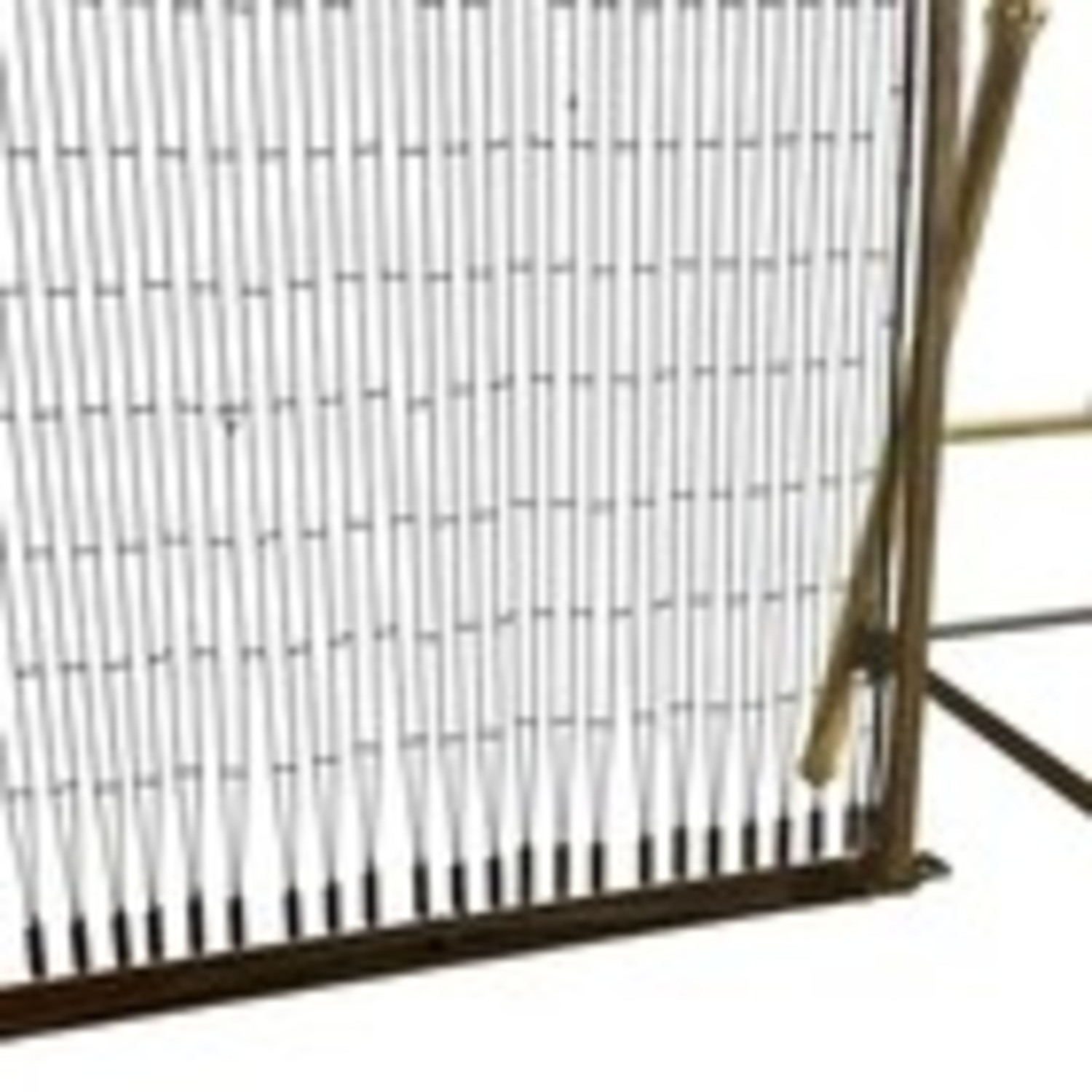 Vintage Brass Tone Full Bed Frame - image-6