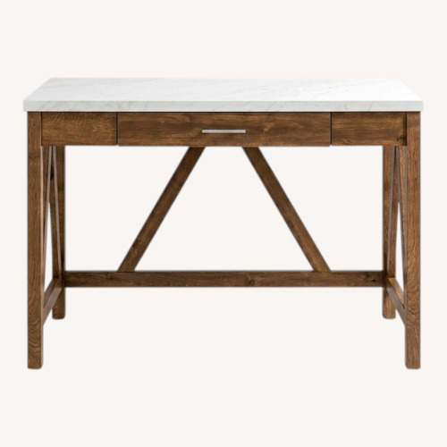 Used Wayfair White Wood Desk for sale on AptDeco