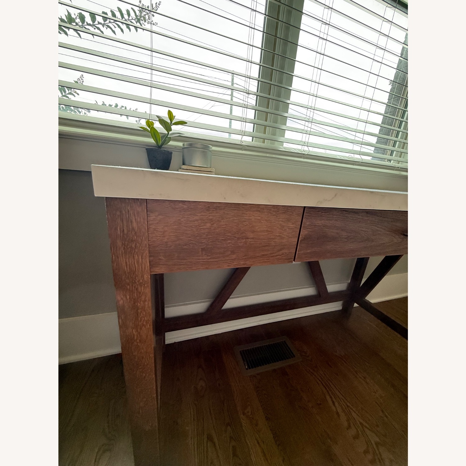 Wayfair White Wood Desk - image-2