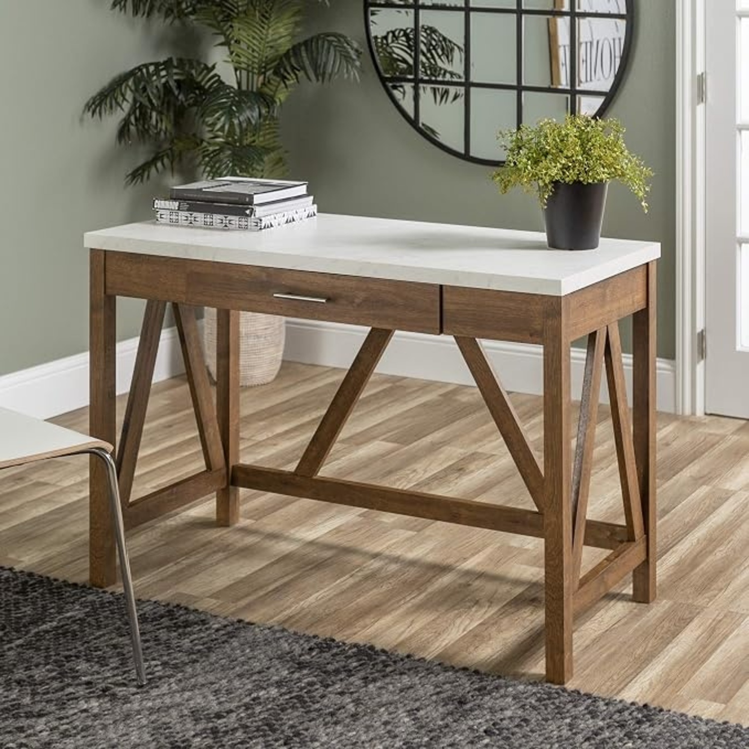 Wayfair White Wood Desk - image-4