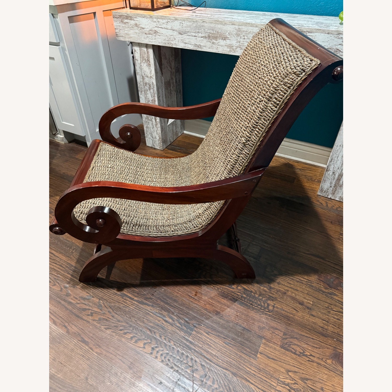 Z Gallerie Toscano Wood Armchair - image-3