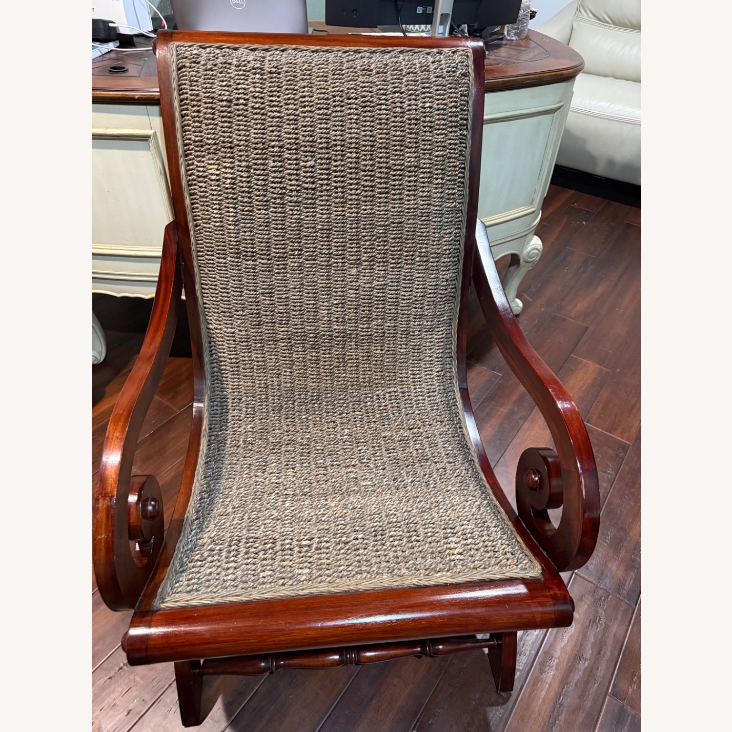 Z Gallerie Toscano Wood Armchair - image-1
