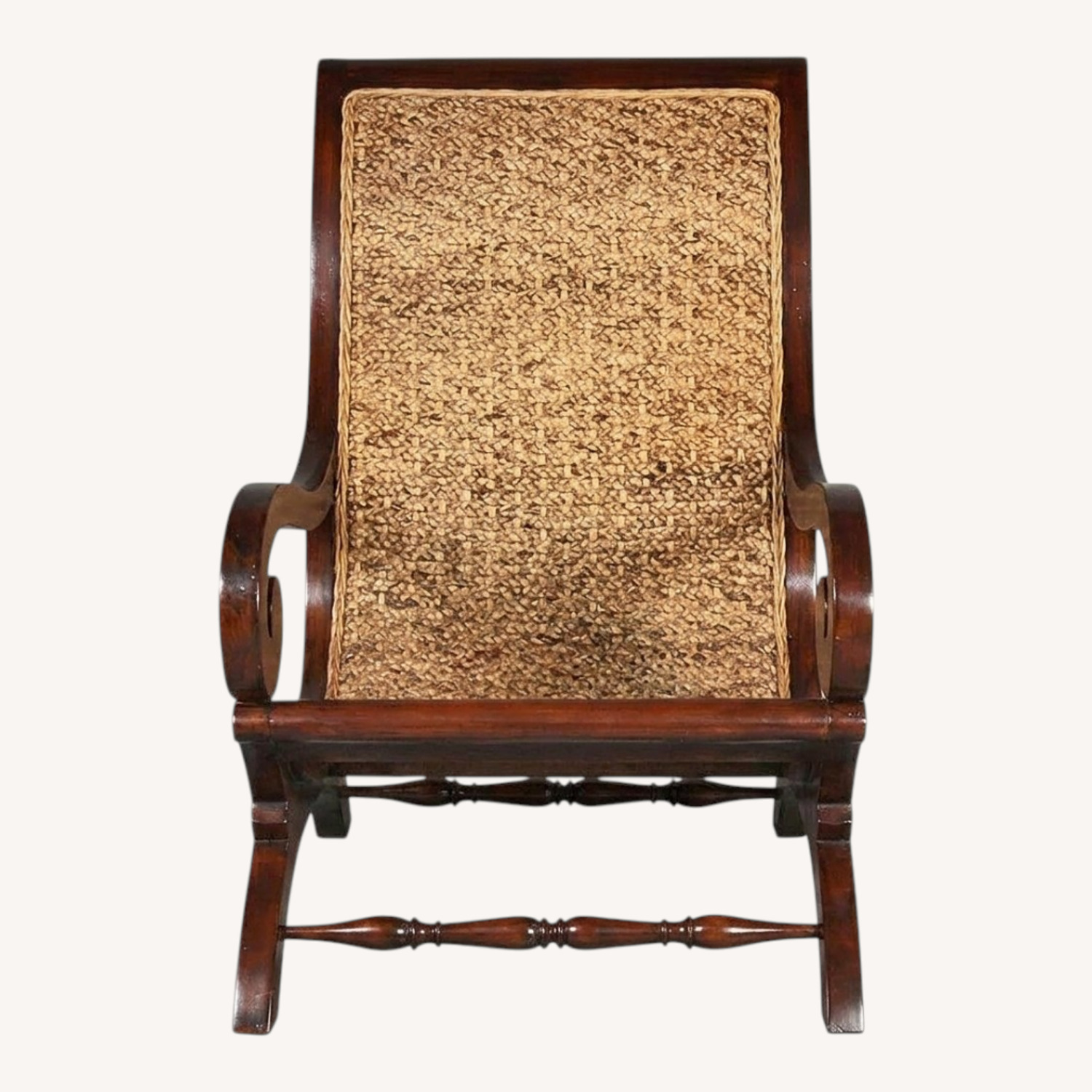 Z Gallerie Toscano Wood Armchair - image-0
